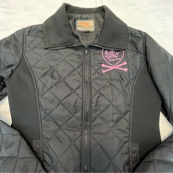 Quilted Motorcycle Riding Jacket - Picture 3 of 11
